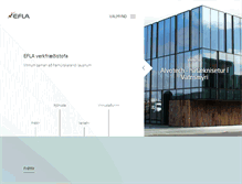 Tablet Screenshot of efla.is